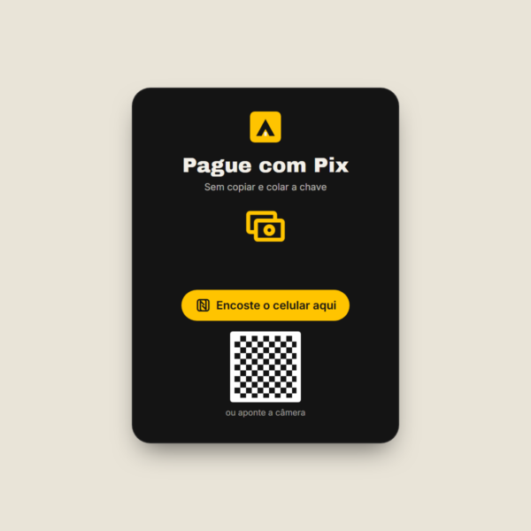 Plaquinha Pix